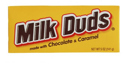 MILK DUDS CHOC/CARAMEL 141G X 12PK