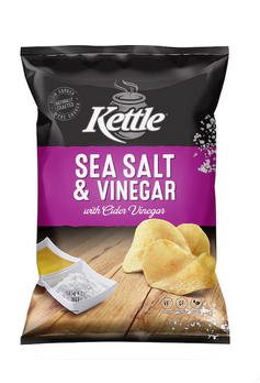 Kettle Sea Salt & Vinegar 45G (18 BOX)