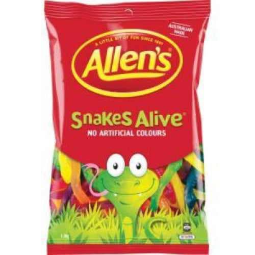 ALLEN'S SNAKES ALIVE12's X200G - nutsandsweets.com.au