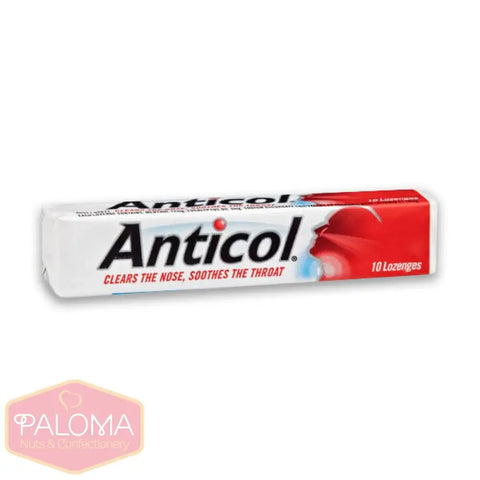 Box of Anticol lozenges for clearing the nose and soothing the throat.