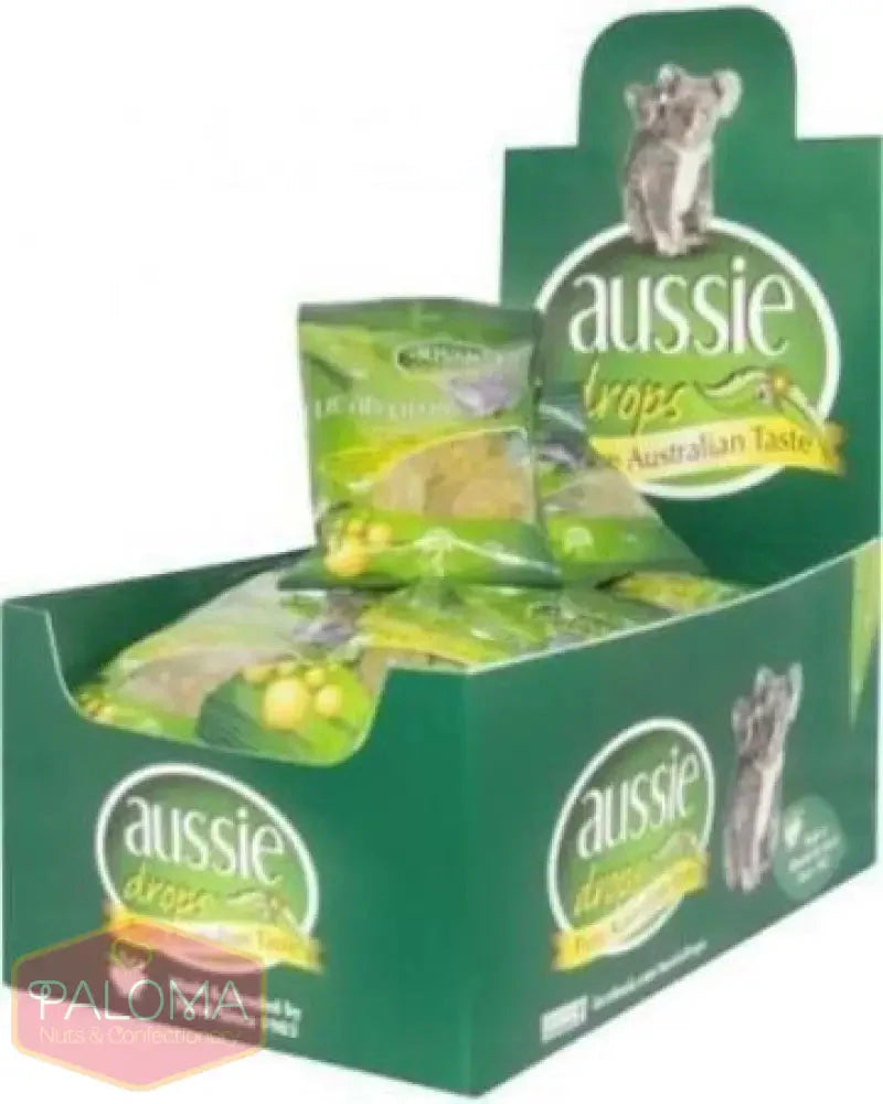 Aussie Drops Eucalyptus 70G X 24 - nutsandsweets.com.au