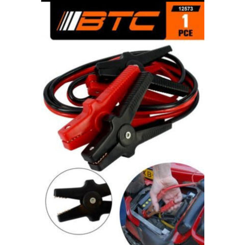 BTC Booster Jumpstart Cables | 300Amp Copper-Plated Clamps