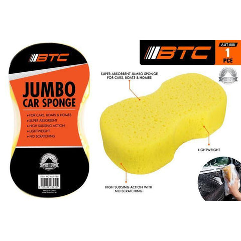 BTC Jumbo Car Sponge - Super Absorbant - nutsandsweets.com.au