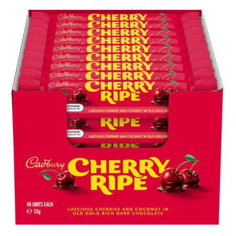 Cadbury Cherry Ripe 52G X 48 Bulk BOX - nutsandsweets.com.au