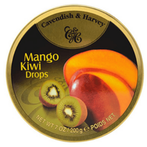 C&H Mango-kiwi Drops 200G X10 - nutsandsweets.com.au