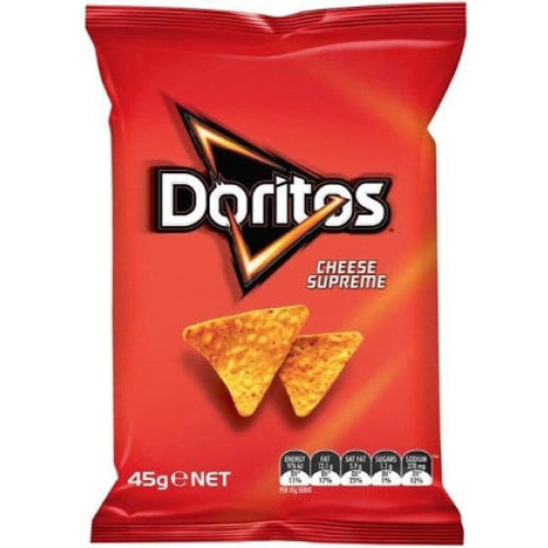 Doritos Cheese Supreme 45G X15 - nutsandsweets.com.au