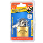 Duramax Brass-Plated Padlock | 30mm Heavy Duty Lock