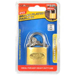 Duramax Brass-Plated Padlock | 38mm Heavy Duty Lock