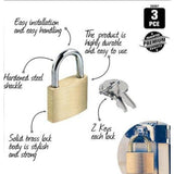 Duramax Brass-Plated Padlock | 63mm XLARGE Lock automotive,