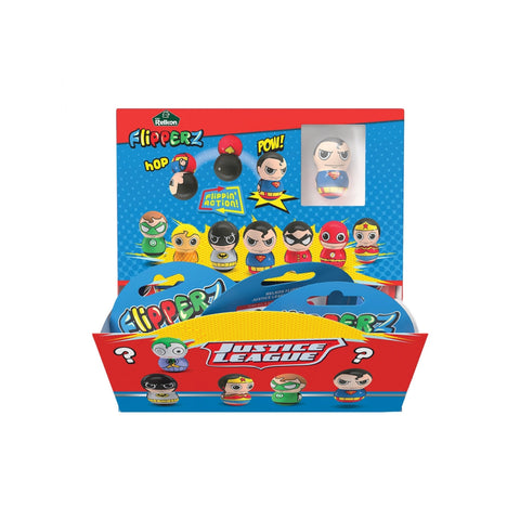 FLIPPERZ Justice League!- Collectible Candy (24 Display pack) - nutsandsweets.com.au