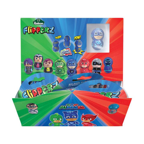 FLIPPERZ PJ MASKS- Collectible Candy (24 Display pack) - nutsandsweets.com.au