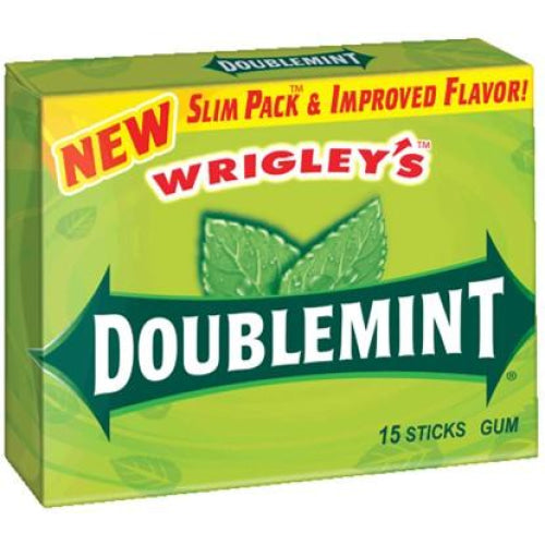 Gum Double Mint 15's X 10 - nutsandsweets.com.au