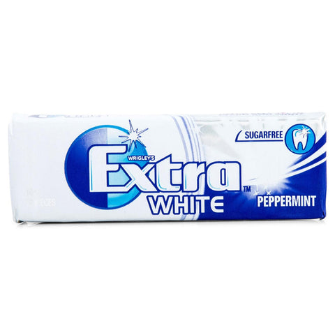 Gum Extra White Peppermint 14G X 30 - nutsandsweets.com.au