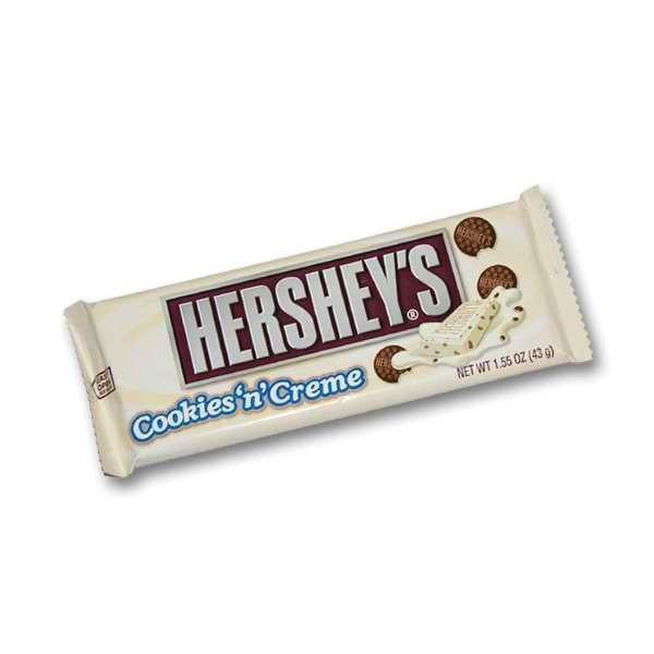 Hershey's Cookie & Creme 43G X 36 - nutsandsweets.com.au