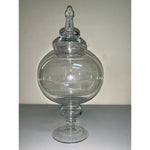 Homewares Candy Buffet Circular Glass Jar 2 w/Lid - nutsandsweets.com.au