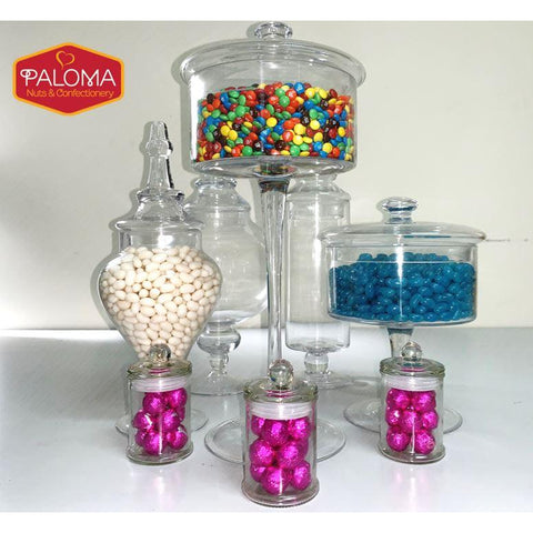 Homewares Candy Buffet Glass Jar- FULL SET - nutsandsweets.com.au