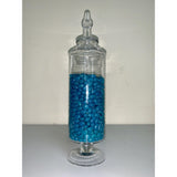 Homewares Candy Buffet Tall Circular Glass Jar w/Lid - nutsandsweets.com.au