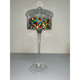 Homewares Candy Buffet Tall Glass Jar w/Lid - nutsandsweets.com.au