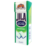 Pack of Jila sugar-free spearmint chewing gum.