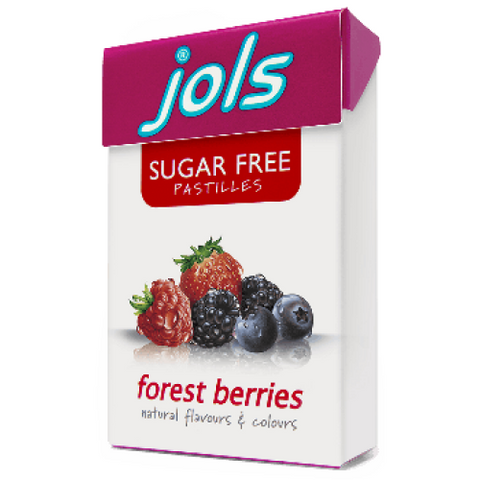 Jols Forest Berries 23g X 18 Sugar free - nutsandsweets.com.au