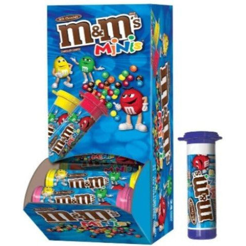 M&M Minis Chocolate 24 pack-35g - nutsandsweets.com.au