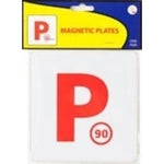 Automotive - P RED MAGNETIC PLATES 2-pack - nutsandsweets.com.au