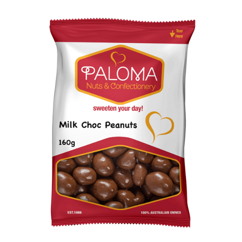 Paloma Choc Peanuts - nutsandsweets.com.au