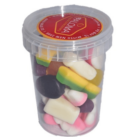 Paloma Mixed Lollies (Cup)  120g  x 30 - nutsandsweets.com.au