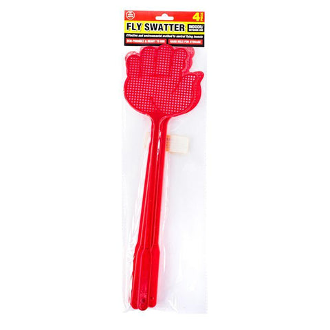 Pest No More Fly Swatter - Red 4pk - nutsandsweets.com.au