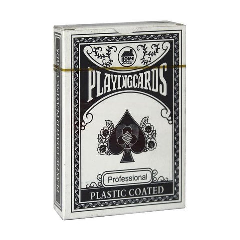 Plastic Playing Cards - Black - nutsandsweets.com.au