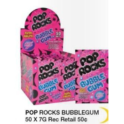 Confectionery POP ROCKS 7G X 50 - nutsandsweets.com.au