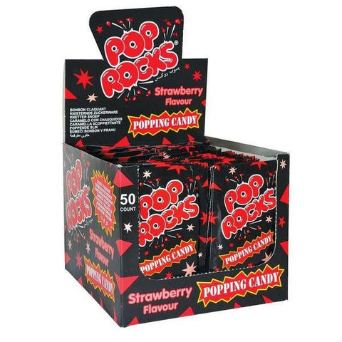 POP ROCKS Strawberry 7G X 50 - nutsandsweets.com.au