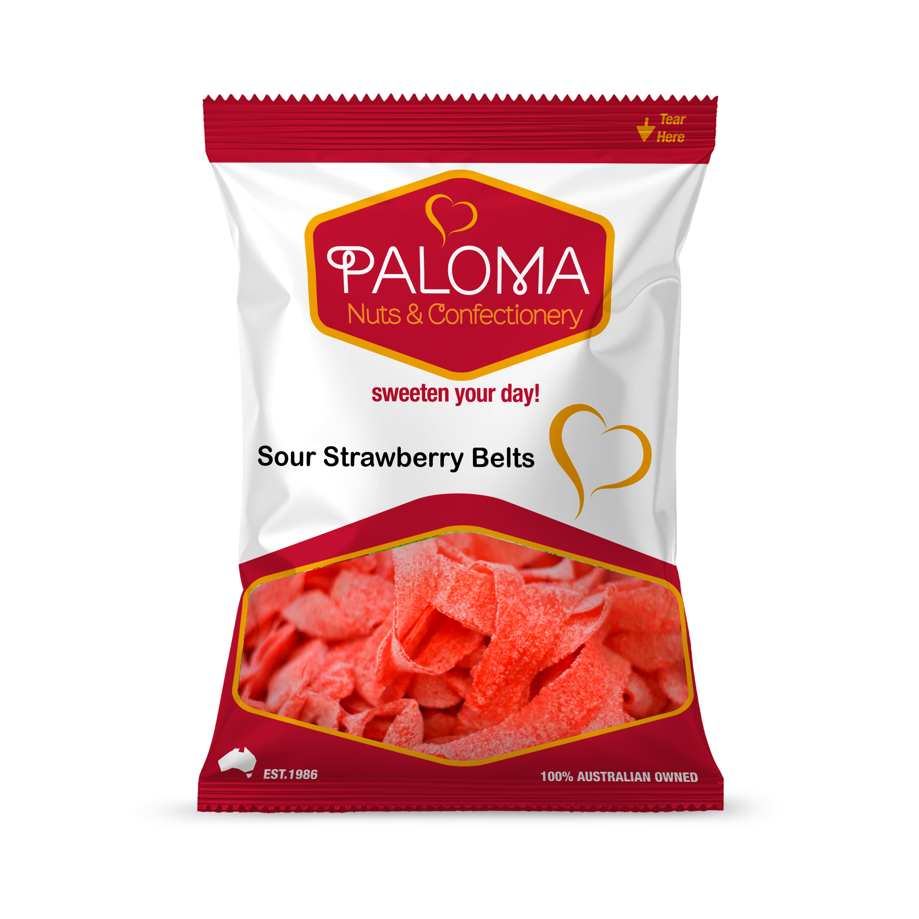 Paloma Sour Strawberry Belts