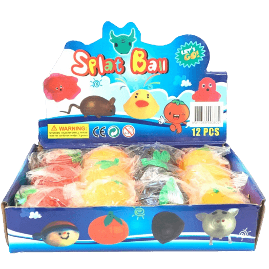 Splat Ball Assorted Kids Toys 12 PCS - nutsandsweets.com.au