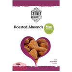 Package of roasted almonds from Sydney Nut&Sweet brand.