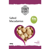 Package of salted macadamia nuts from Sydney Nut & Sweet Co.