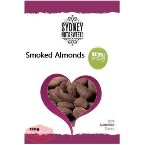 Package of smoked almonds from Sydney Nut & Sweet Co.