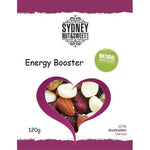 Package of ’Energy Booster’ mixed nuts and dried fruits from Sydney Nut & Sweet Co.