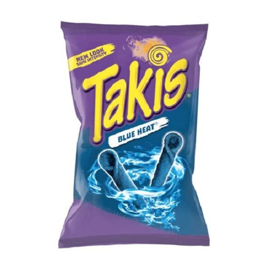 Takis BLUE HEAT! Chilli Tortilla Chips 280g - nutsandsweets.com.au