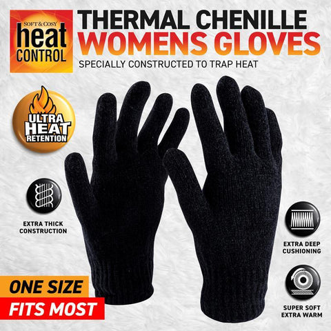 Thermal Gloves for Women - One Size Heat Control - nutsandsweets.com.au