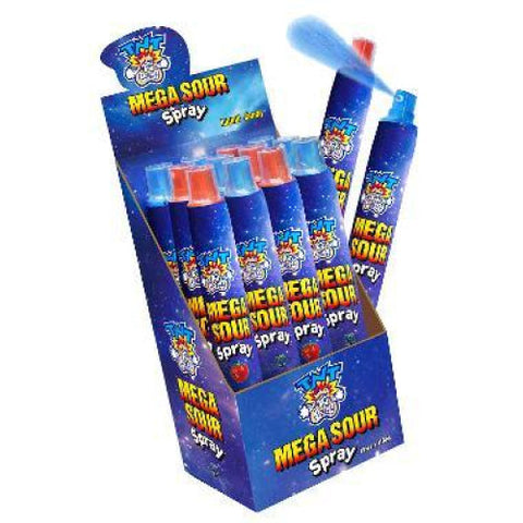 Novelty TNT MEGA SOUR SPRAY 110ML X 12 - nutsandsweets.com.au