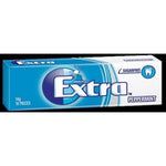 Pack of Extra brand peppermint sugar-free chewing gum.