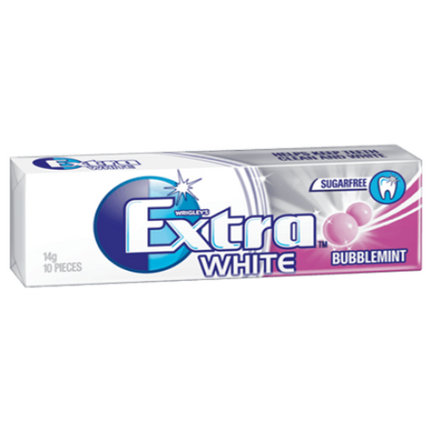 Gum Extra White Bubble Mint 14GX24 - nutsandsweets.com.au