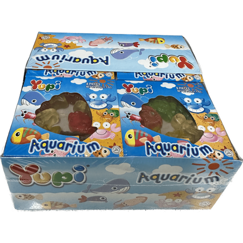 YUPI Aquarium Gummy lollies- 32g (x24 Display pack) - nutsandsweets.com.au