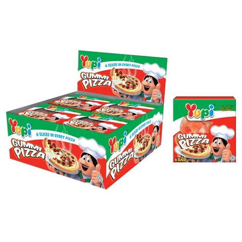 YUPI Gummy Pizza - 23g (x24 pack) - nutsandsweets.com.au