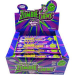 Confectionery - ZOMBIE CHEWS GRAPE CHEWS 28G X 60 - nutsandsweets.com.au